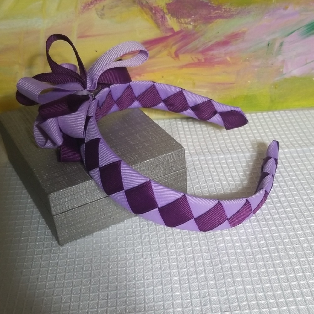 Grosgrain Ribbon Woven Headband (1inch headband.